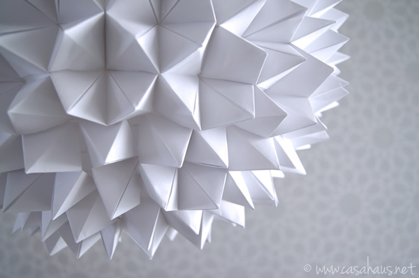 DIY: Cómo hacer una lámpara de origami