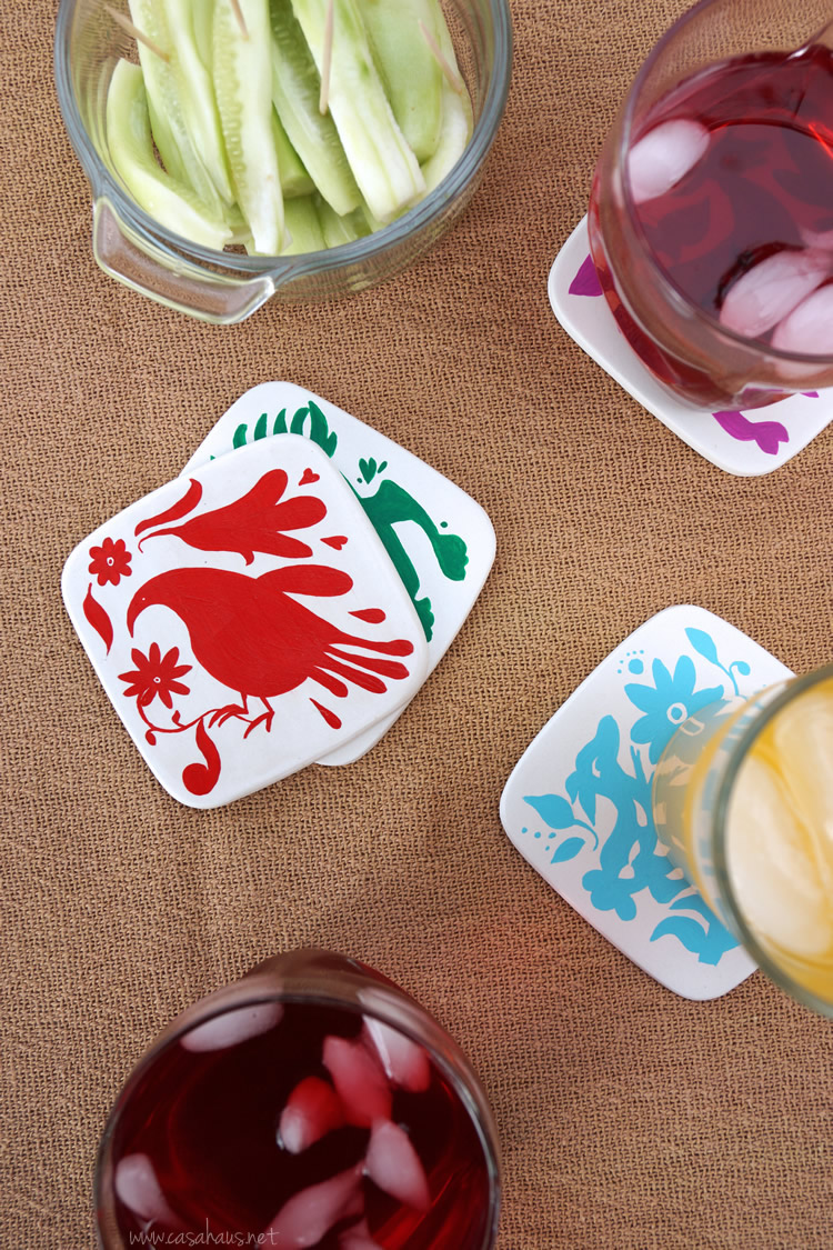 DIY: Otomi Coasters – Portavasos estilo otomí